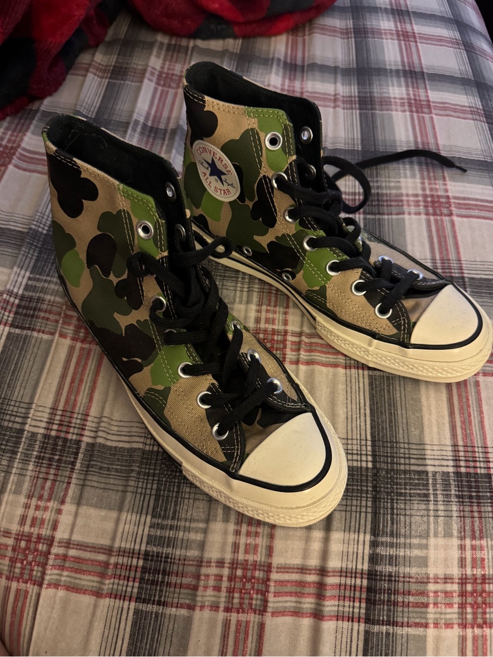 Converse canvas high top camo